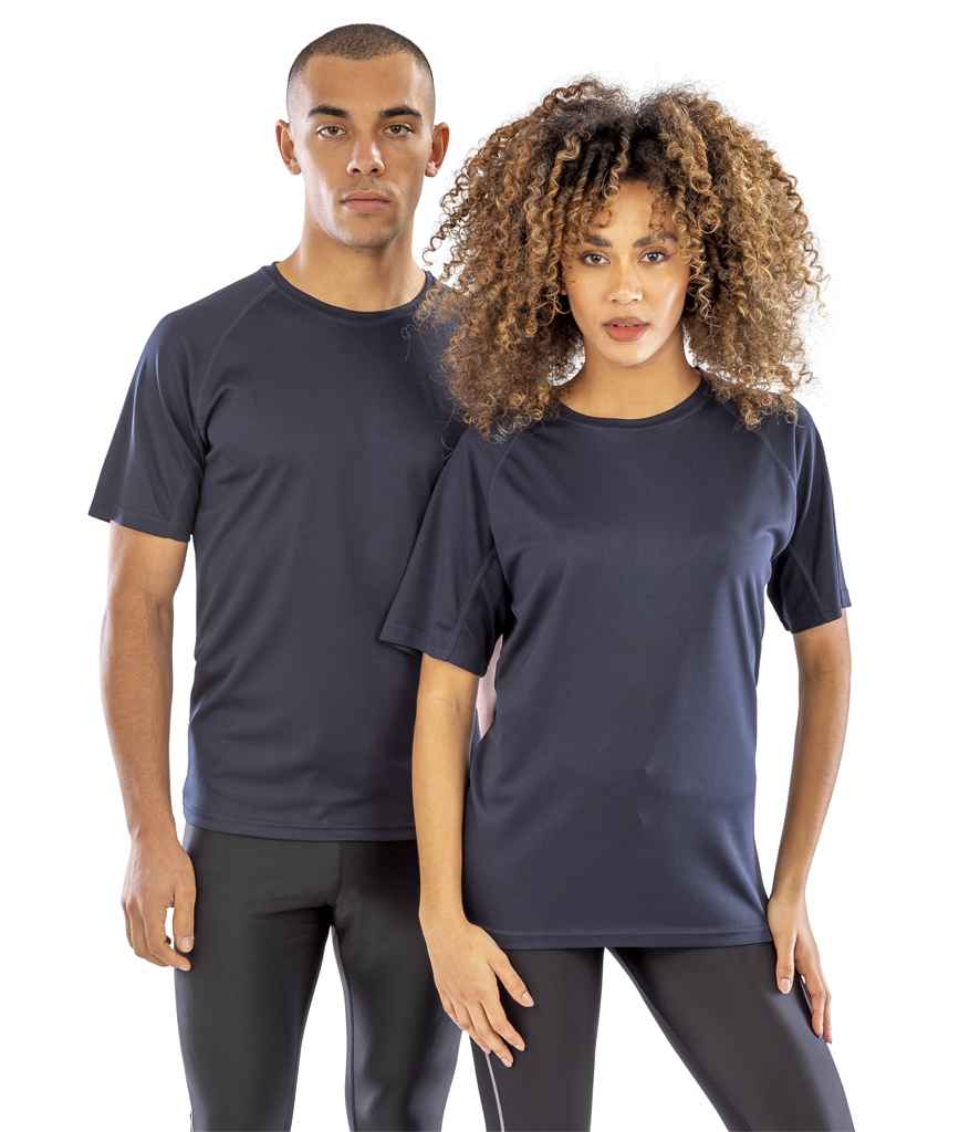 Spiro Spiro Impact Performance Aircool T-Shirt Navy