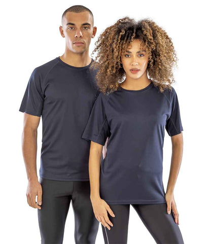 Spiro Spiro Impact Performance Aircool T-Shirt Navy