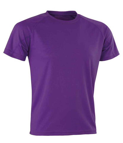 Spiro Impact Performance Aircool T-Shirt in Purple