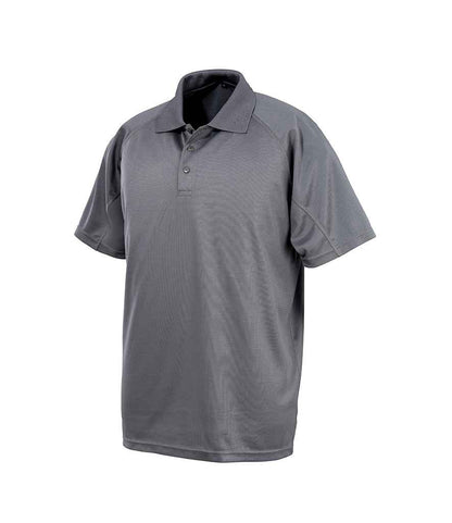 Spiro Impact Performance Aircool Polo Shirt in Grey