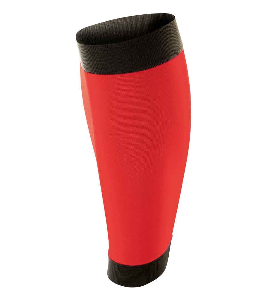 Spiro Compression Calf Sleeve in Red/Black