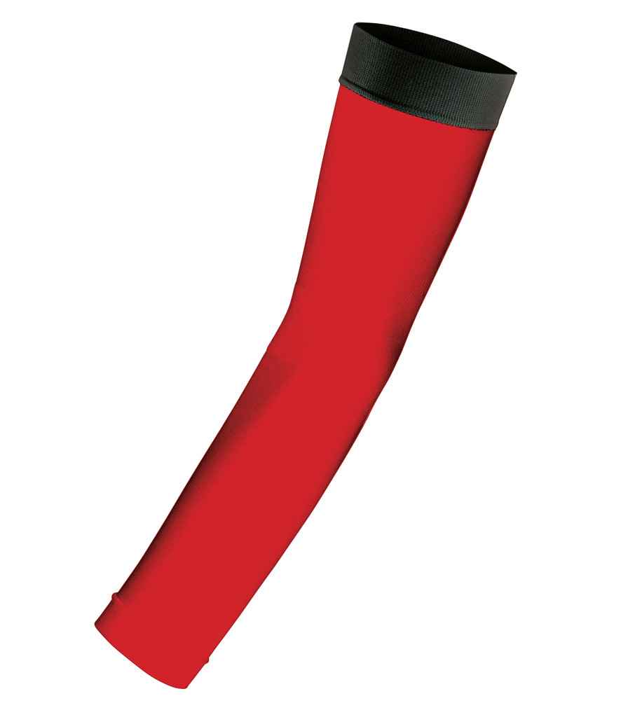 Spiro Compression Arm Sleeve in Red/Black