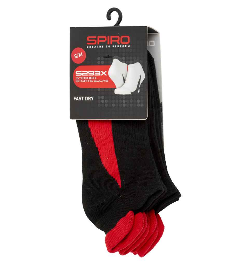 Spiro 3 Pack Sports Sneaker Socks