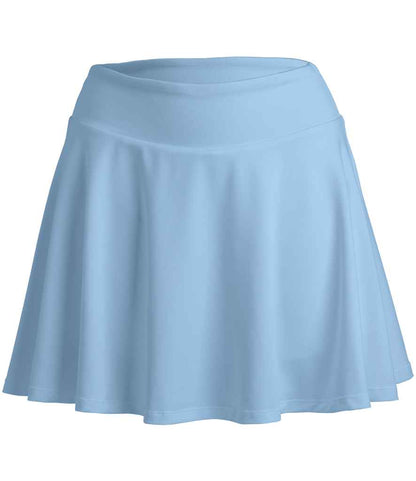 Spiro Ladies Recycled Fitness Skort in Dusky Blue