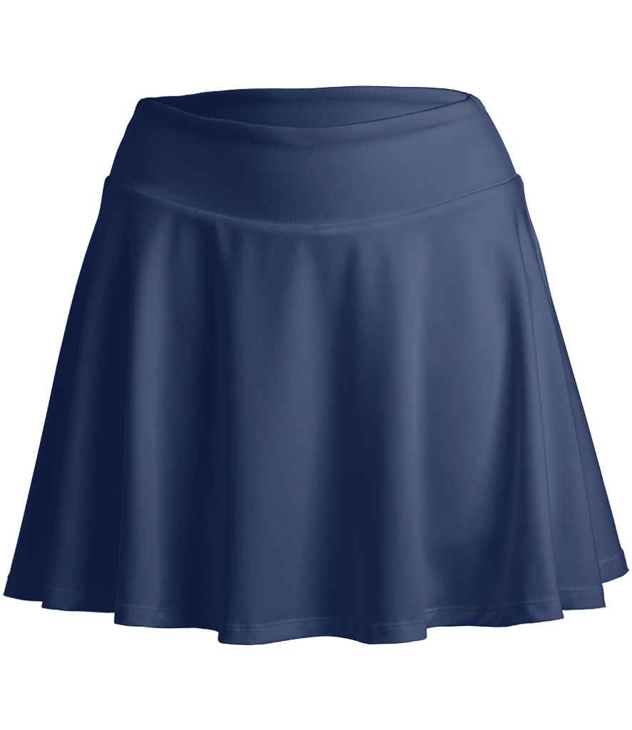 Spiro Ladies Recycled Fitness Skort in Navy