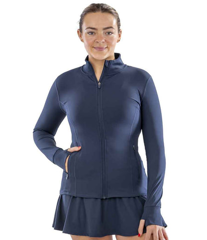 Spiro Spiro Ladies Recycled Fitness Jacket Navy
