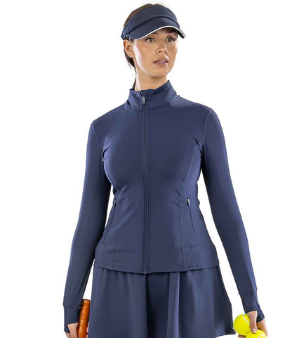 Spiro Ladies Recycled Fitness Jacket - model image