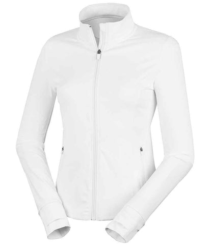 Spiro Ladies Recycled Fitness Jacket in White