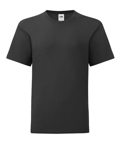 Fruit of the Loom Kids iconic 150 T Black