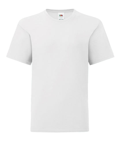 Fruit of the Loom Kids iconic 150 T White