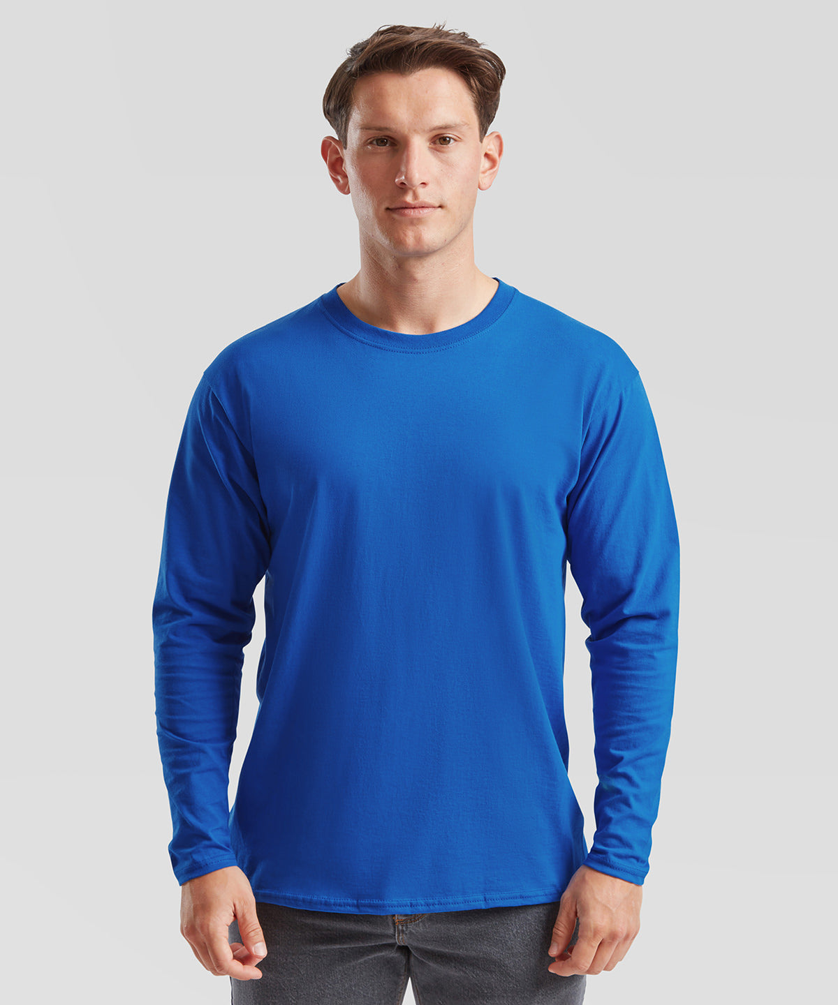 Fruit of the Loom Valueweight long sleeve T Black*