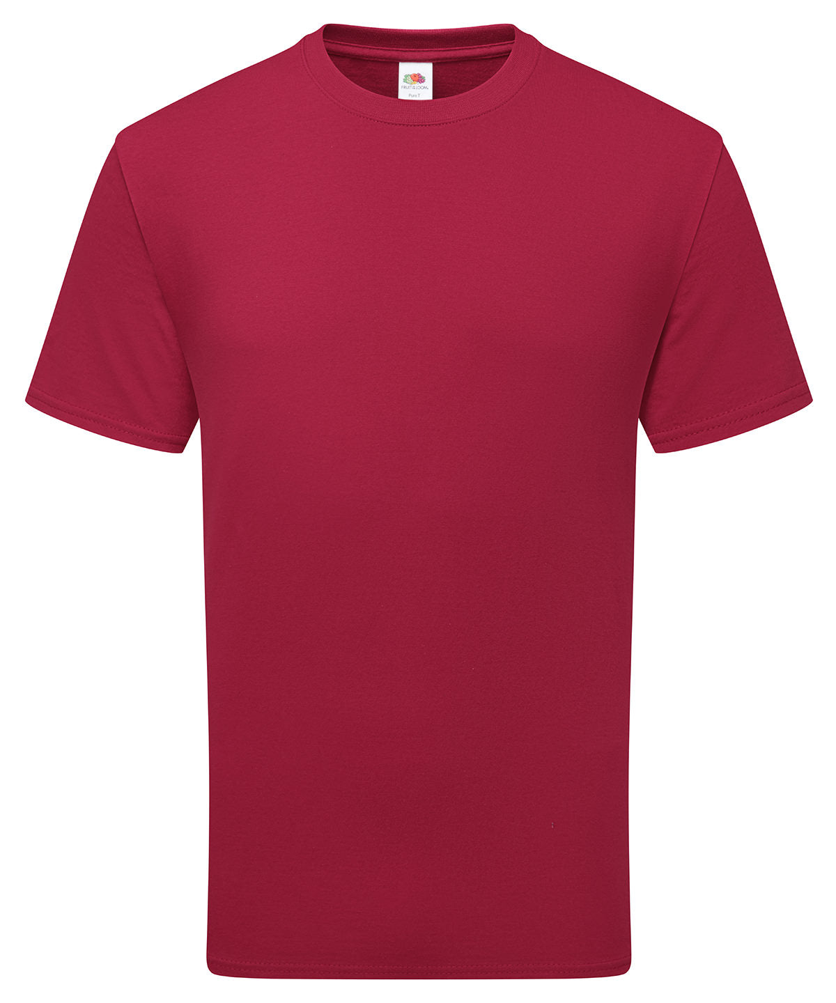 Fruit of the Loom Pure cotton T Cranberry