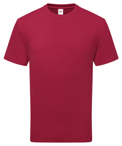 Fruit of the Loom Pure cotton T Cranberry