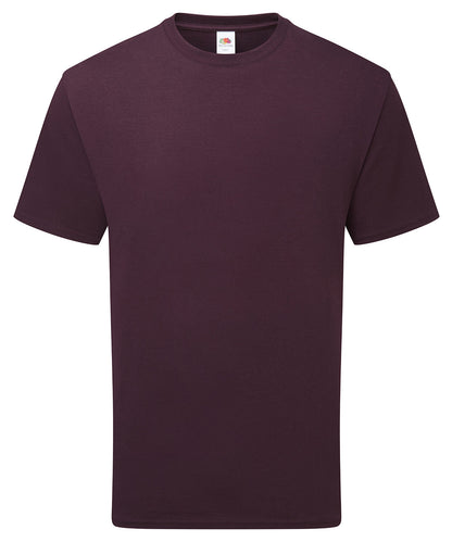 Fruit of the Loom Pure cotton T Dark Plum