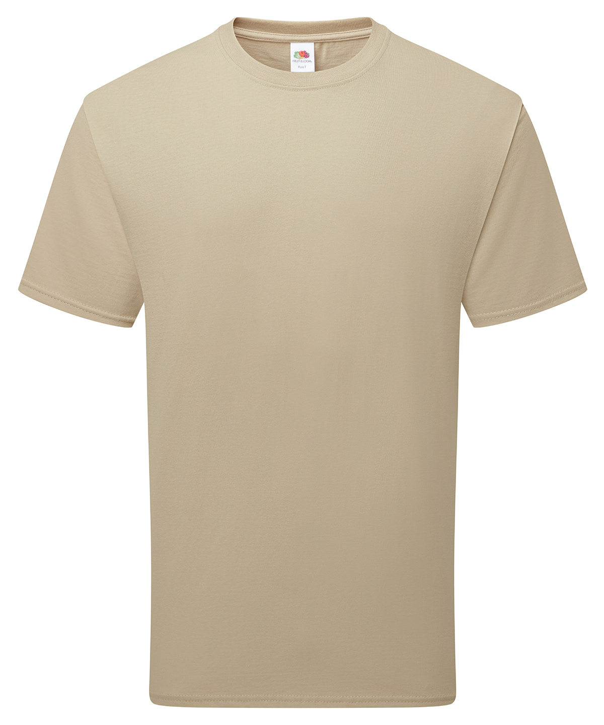 Fruit of the Loom Pure cotton T Desert Sand