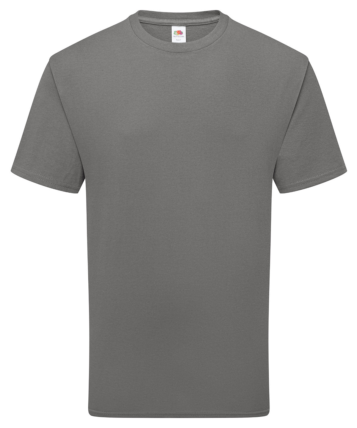 Fruit of the Loom Pure cotton T Light Graphite