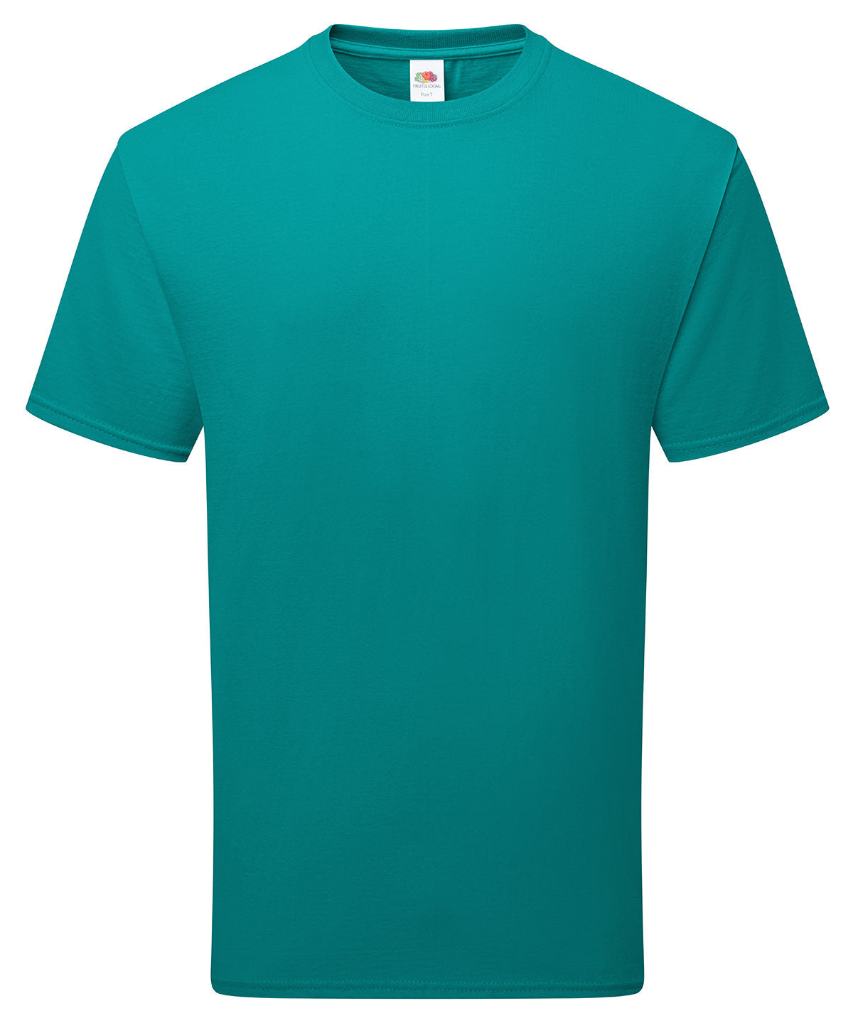 Fruit of the Loom Pure cotton T Ocean Teal