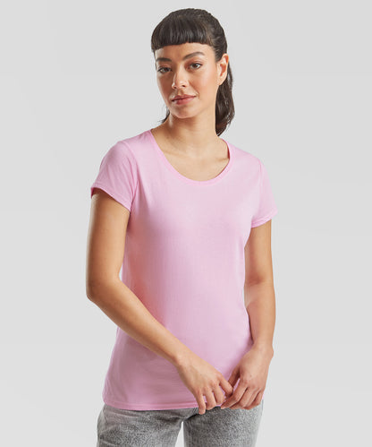 Fruit of the Loom Women's valueweight T Azure Blue