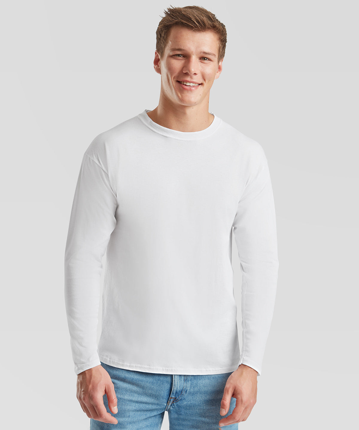 Fruit of the Loom Original long sleeve T Black*