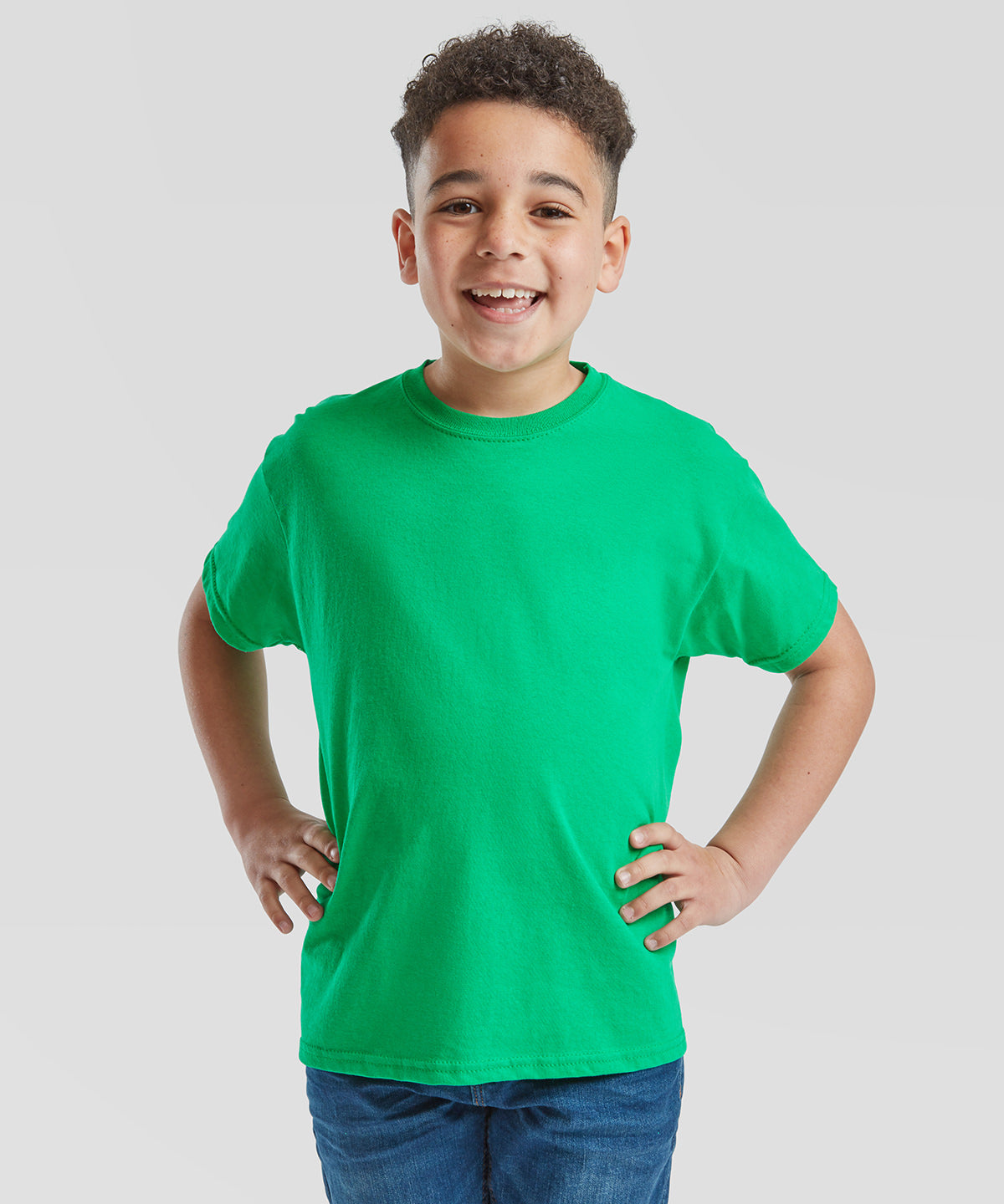 Fruit of the Loom Kids original T Azure Blue