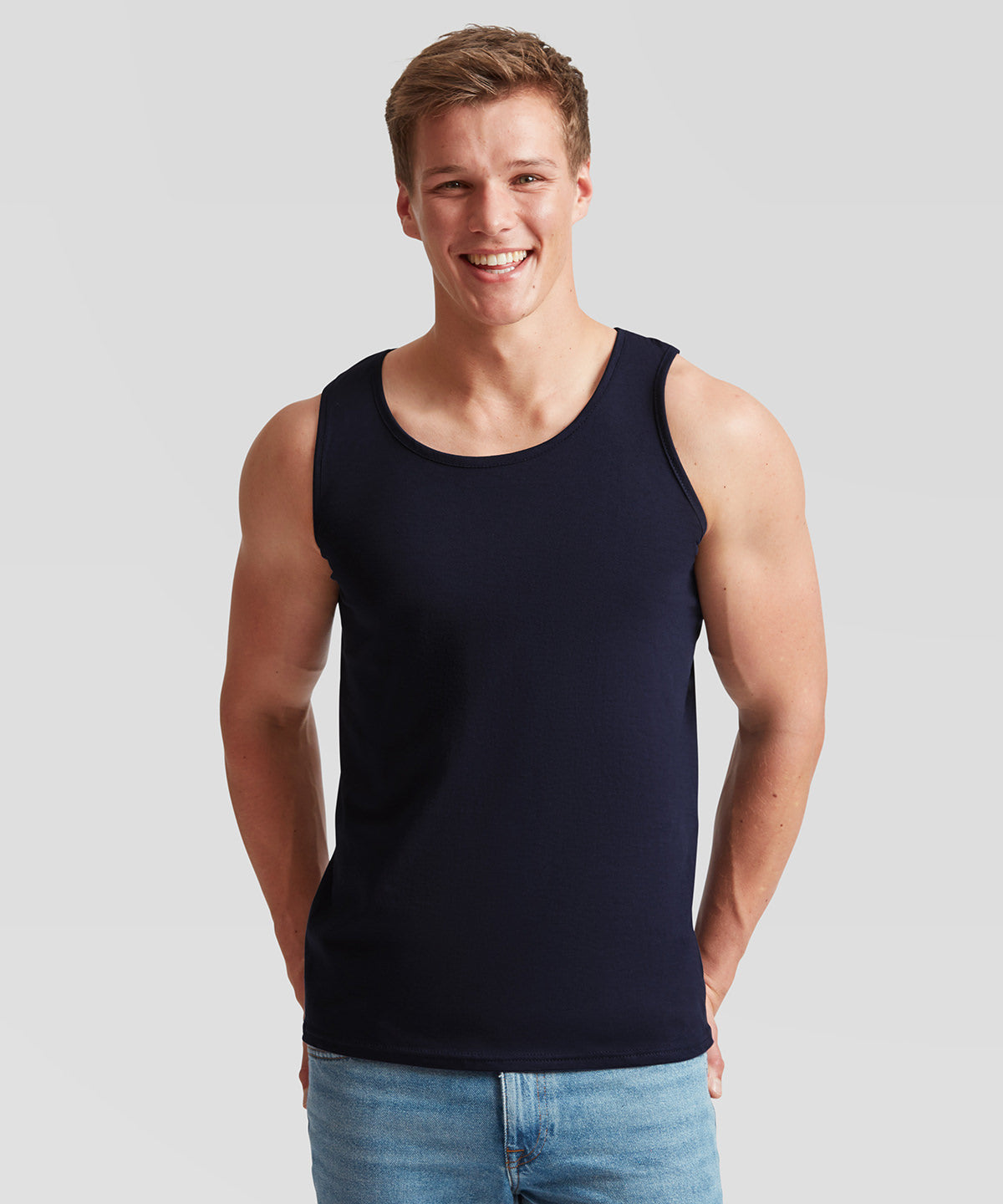 Fruit of the Loom Valueweight athletic vest Black*