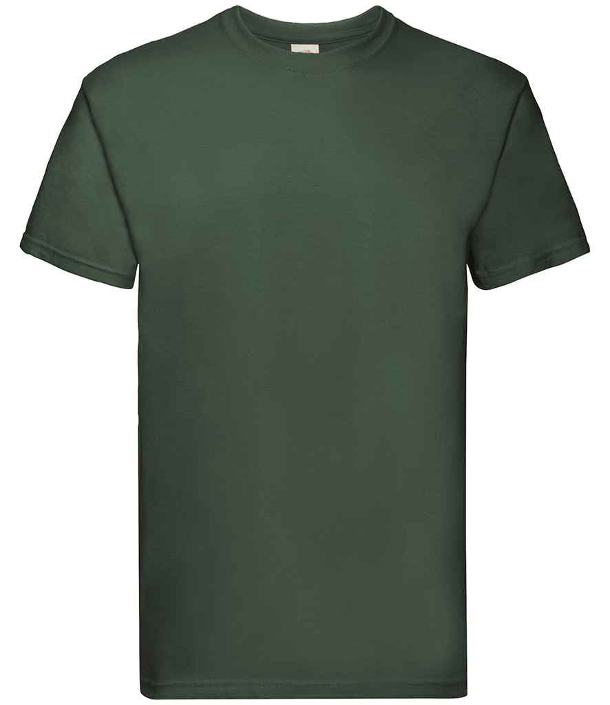 Fruit of the Loom Super Premium T-Shirt in Bottle Green