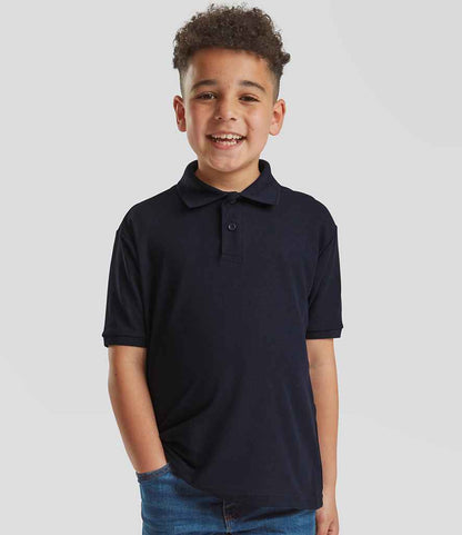 Fruit of the Loom Kids Poly/Cotton Piqué Polo Shirt
