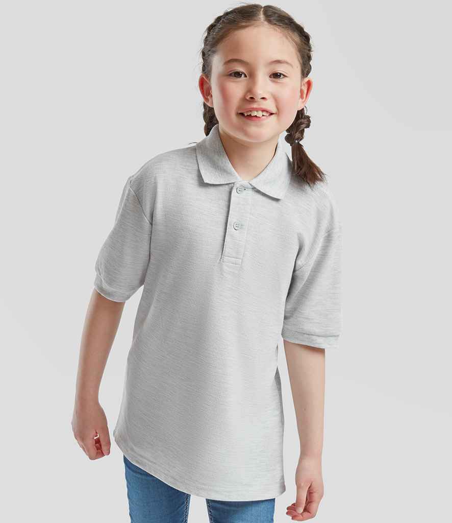 Fruit of the Loom Kids Poly/Cotton Piqué Polo Shirt