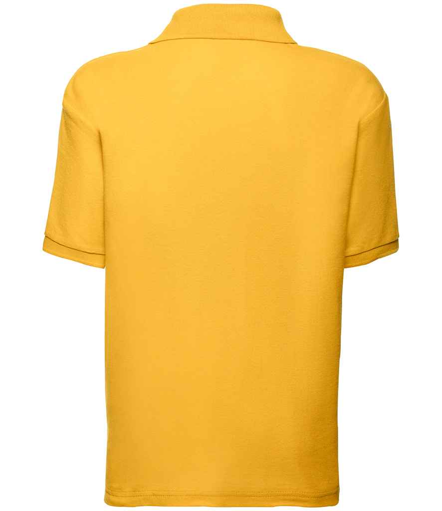 Fruit of the Loom Kids Poly/Cotton Piqué Polo Shirt in Sunflower