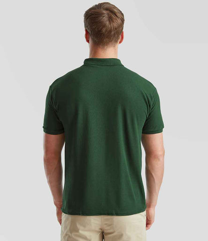Fruit of the Loom Fruit of the Loom Poly/Cotton Piqué Polo Shirt Bottle Green