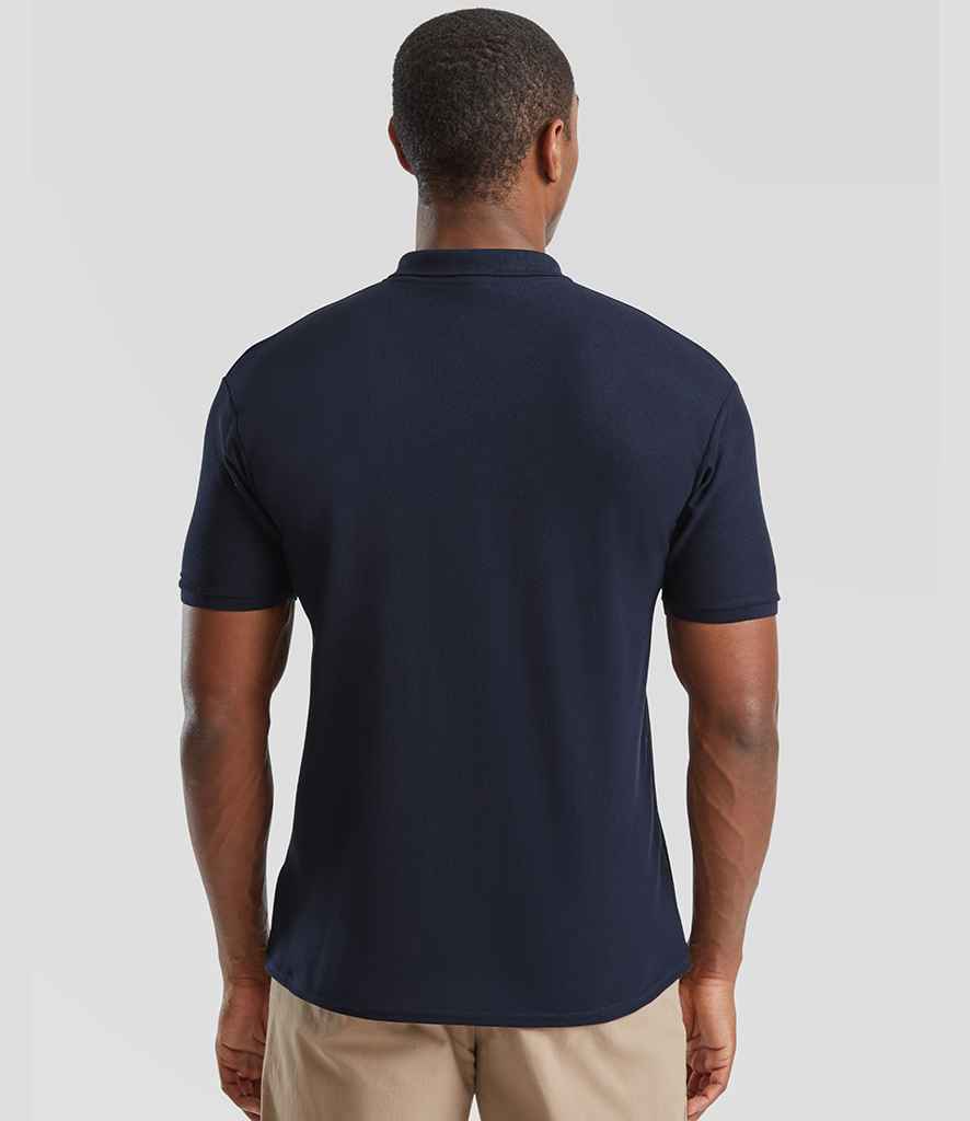 Fruit of the Loom Fruit of the Loom Poly/Cotton Piqué Polo Shirt Deep Navy