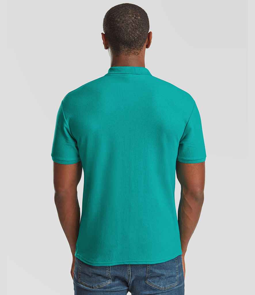 Fruit of the Loom Fruit of the Loom Poly/Cotton Piqué Polo Shirt Emerald