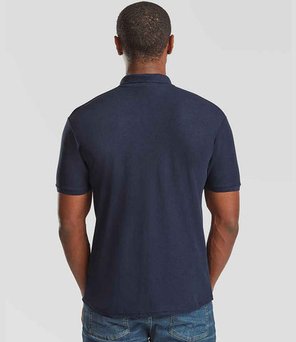 Fruit of the Loom Fruit of the Loom Poly/Cotton Piqué Polo Shirt Navy