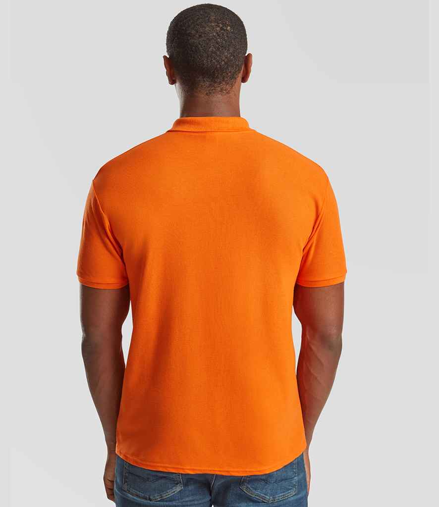 Fruit of the Loom Fruit of the Loom Poly/Cotton Piqué Polo Shirt Orange