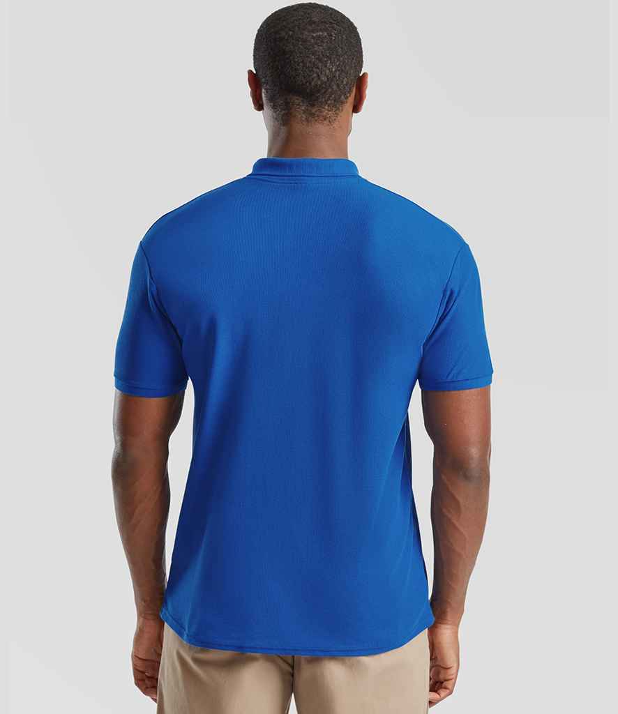 Fruit of the Loom Fruit of the Loom Poly/Cotton Piqué Polo Shirt Royal Blue
