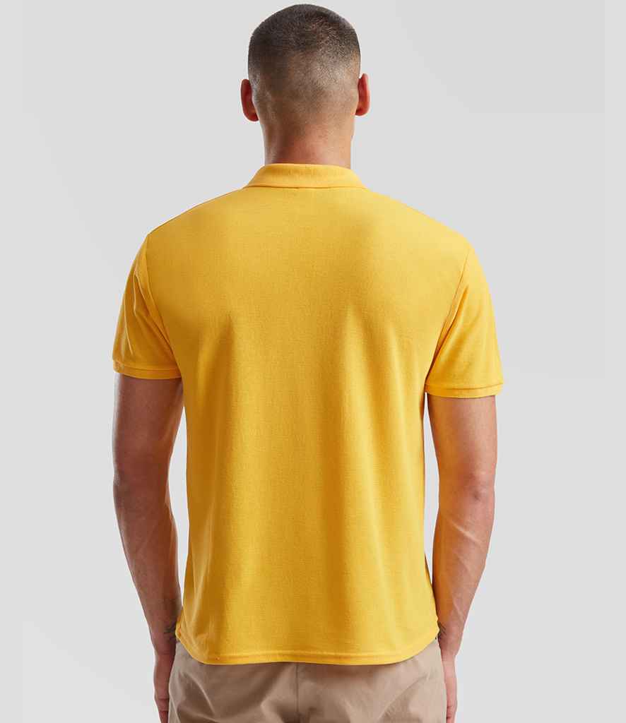 Fruit of the Loom Fruit of the Loom Poly/Cotton Piqué Polo Shirt Sunflower