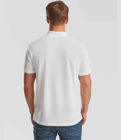 Fruit of the Loom Fruit of the Loom Poly/Cotton Piqué Polo Shirt White