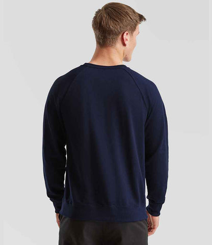 Fruit of the Loom Fruit of the Loom Lightweight Raglan Sweatshirt Deep Navy