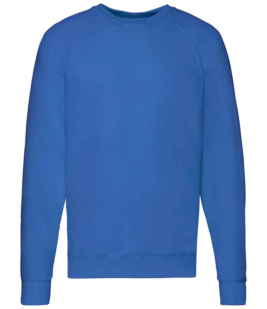 Fruit of the Loom Fruit of the Loom Lightweight Raglan Sweatshirt Royal Blue