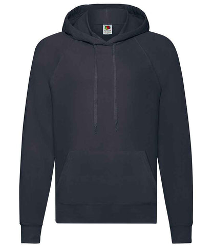 Fruit of the Loom Lightweight Hooded Sweatshirt in Deep Navy