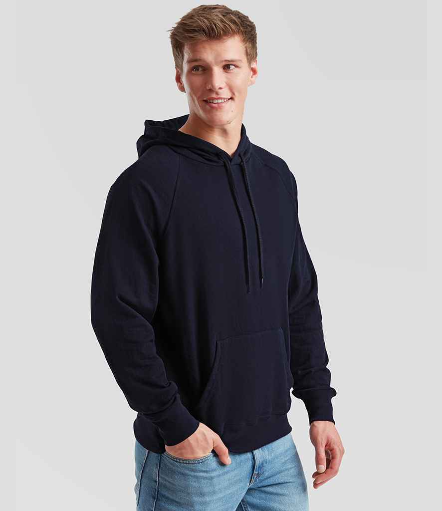 Fruit of the Loom Fruit of the Loom Lightweight Hooded Sweatshirt Deep Navy