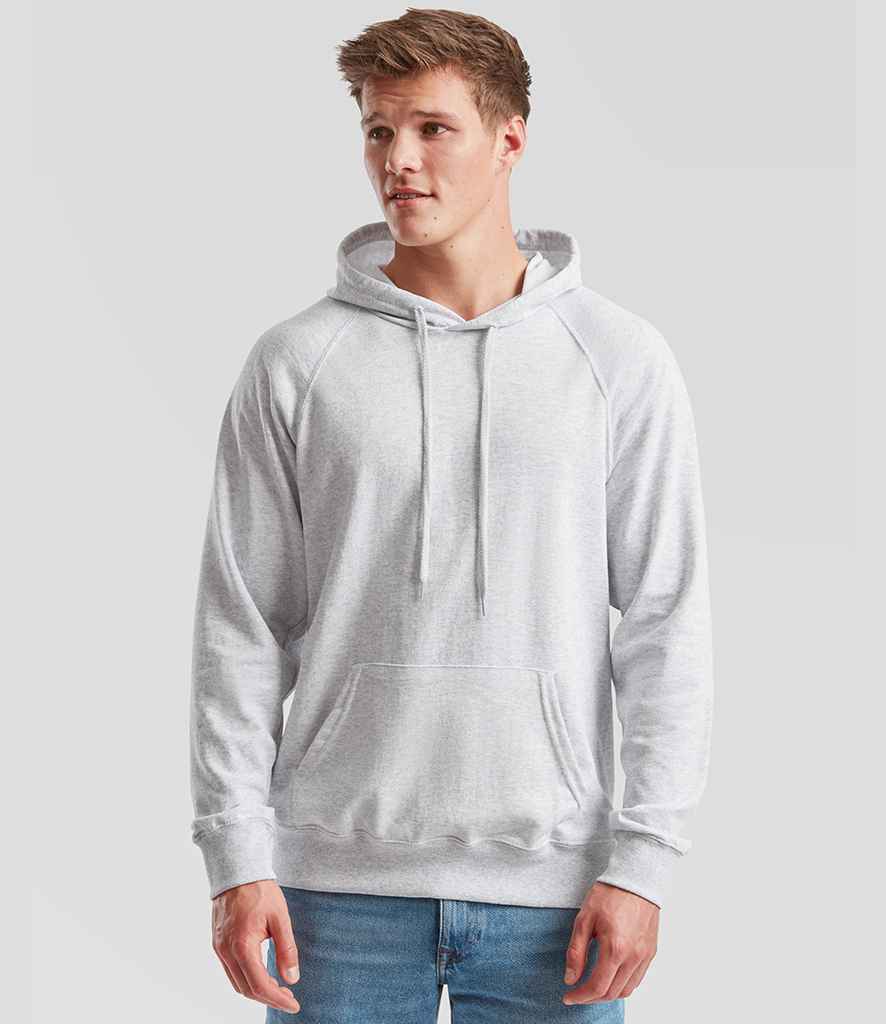 Fruit of the Loom Fruit of the Loom Lightweight Hooded Sweatshirt Heather Grey