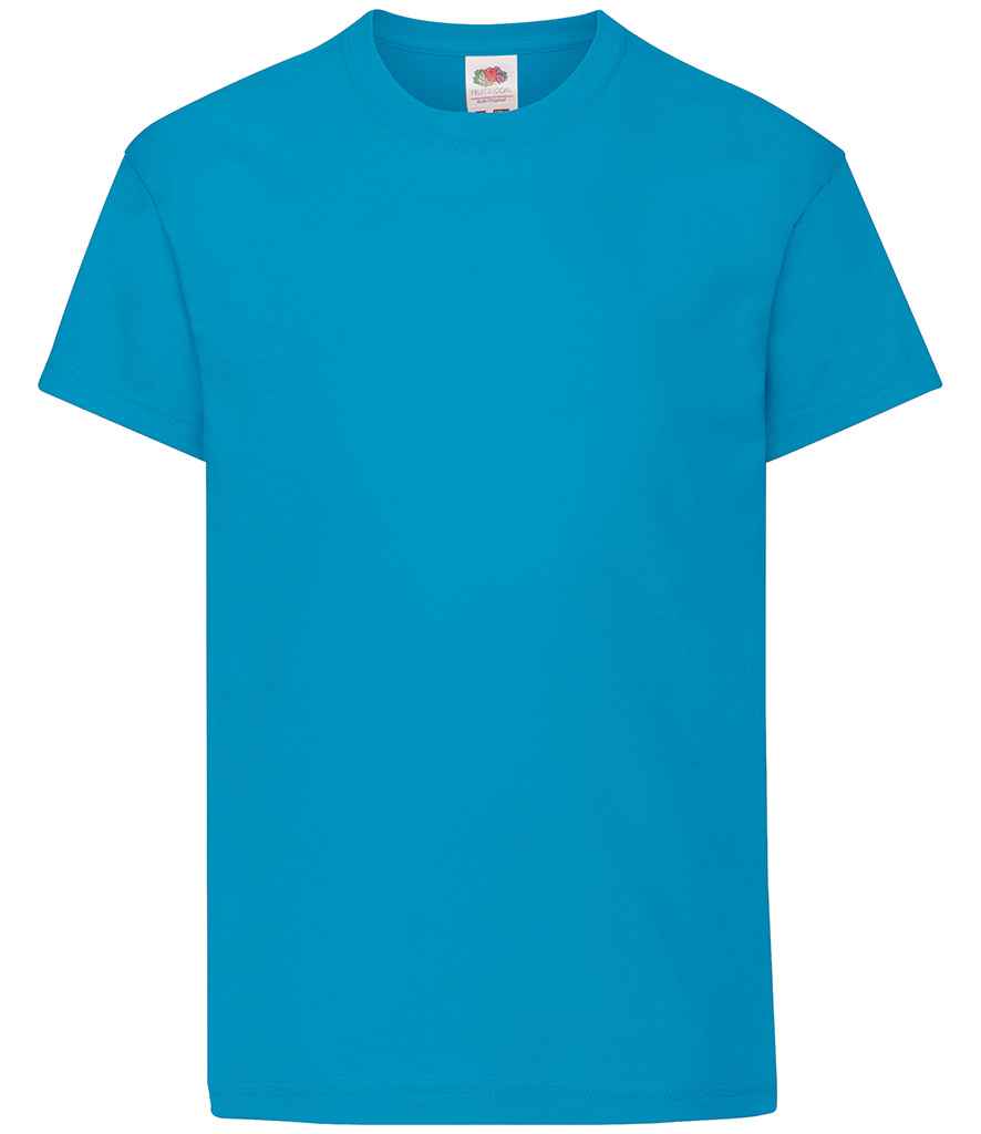Fruit of the Loom Kids Original T-Shirt in Azure
