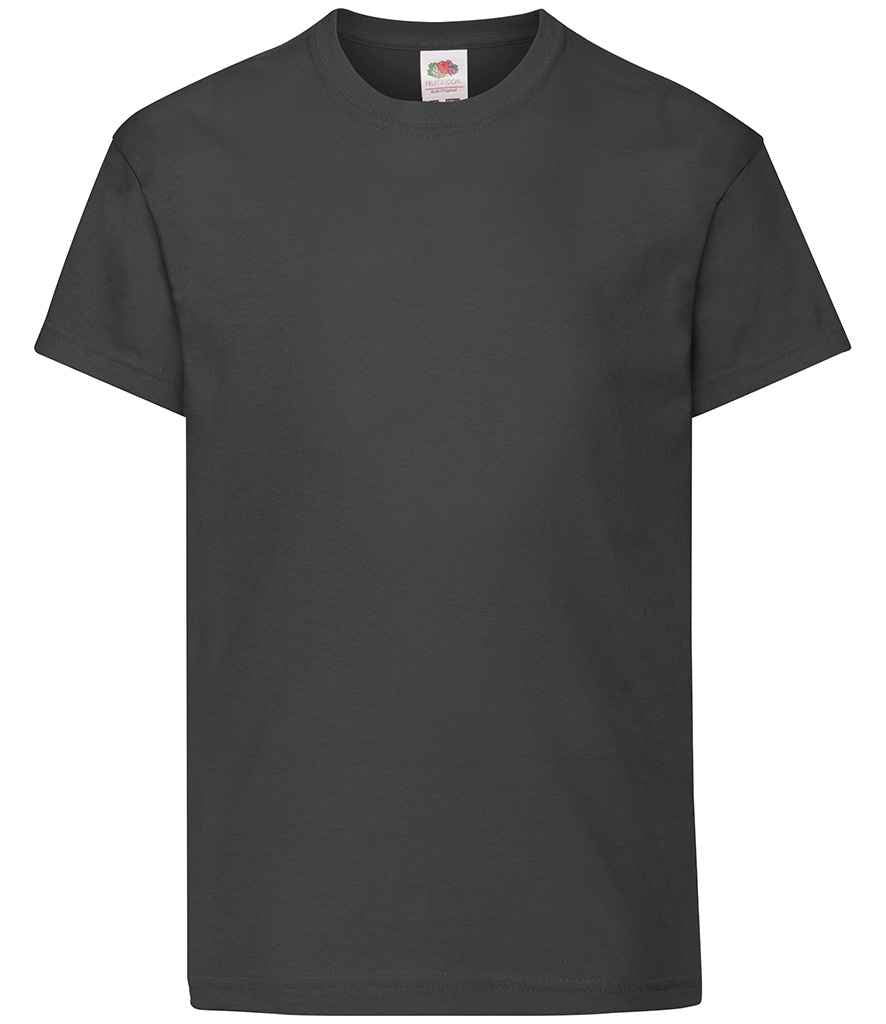 Fruit of the Loom Kids Original T-Shirt in Black