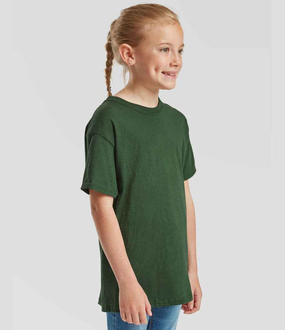 Fruit of the Loom Fruit of the Loom Kids Original T-Shirt Bottle Green