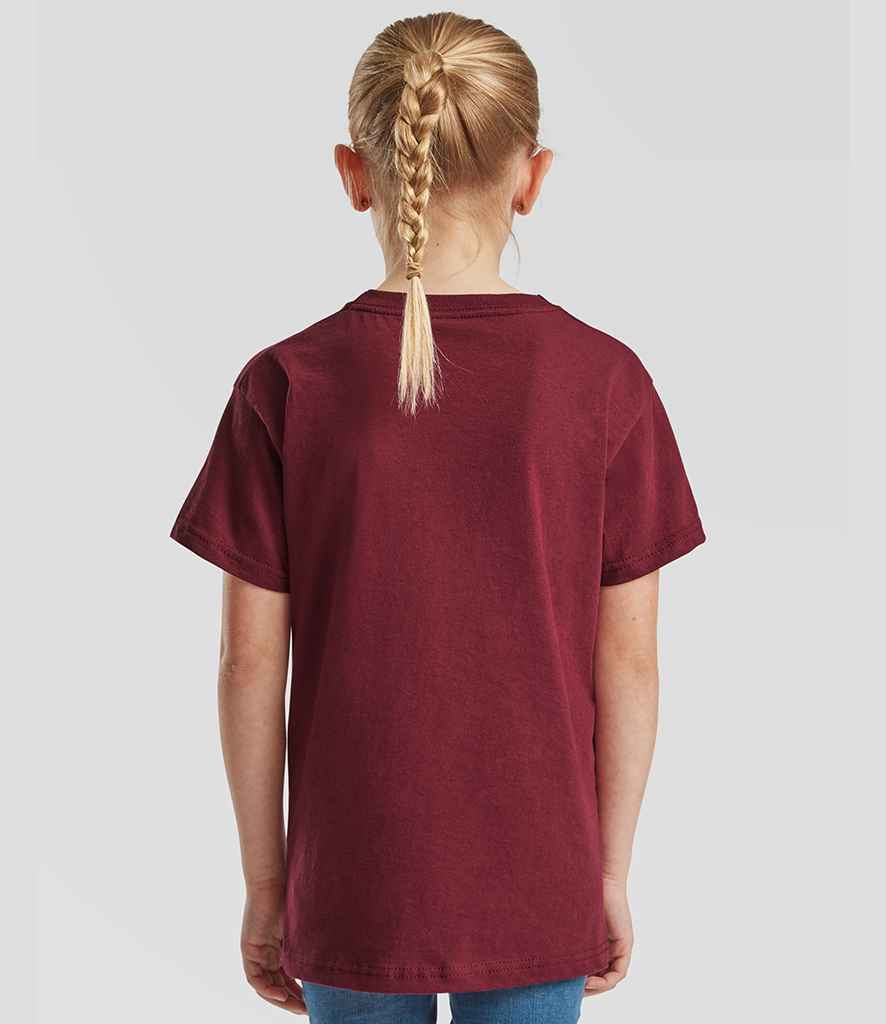 Fruit of the Loom Fruit of the Loom Kids Original T-Shirt Burgundy