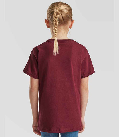 Fruit of the Loom Fruit of the Loom Kids Original T-Shirt Burgundy