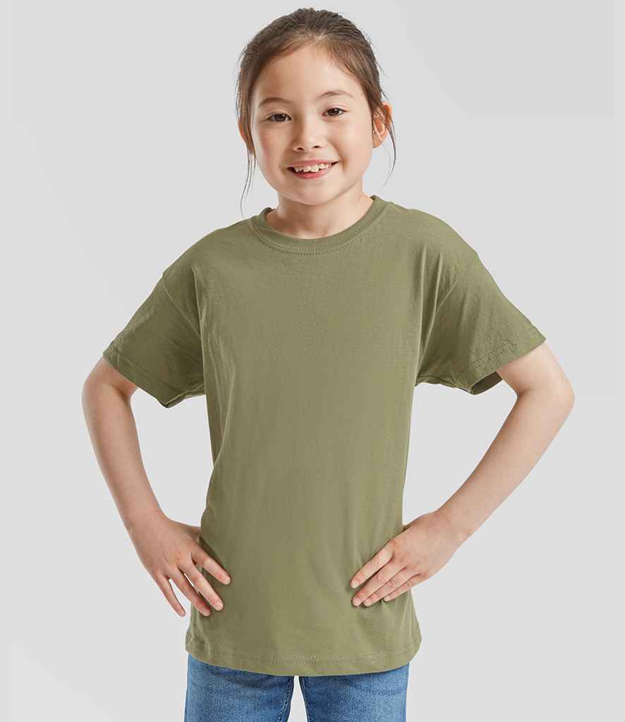 Fruit of the Loom Fruit of the Loom Kids Original T-Shirt Classic Olive