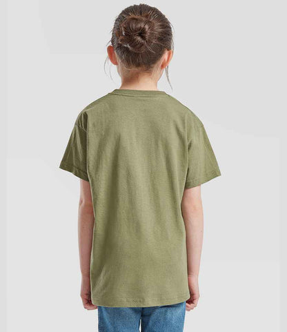 Fruit of the Loom Fruit of the Loom Kids Original T-Shirt Classic Olive