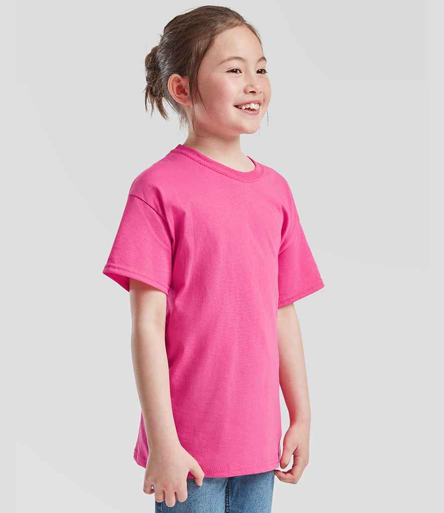 Fruit of the Loom Fruit of the Loom Kids Original T-Shirt Fuchsia
